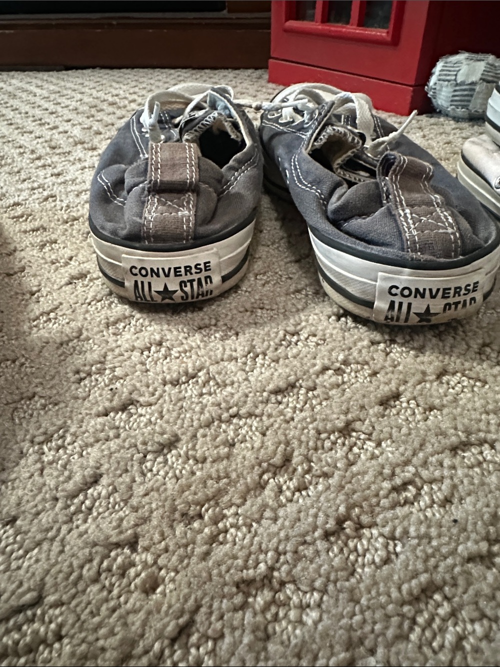 Converse Kids Low Top Sneakers - Black and White - Picture 4 of 4